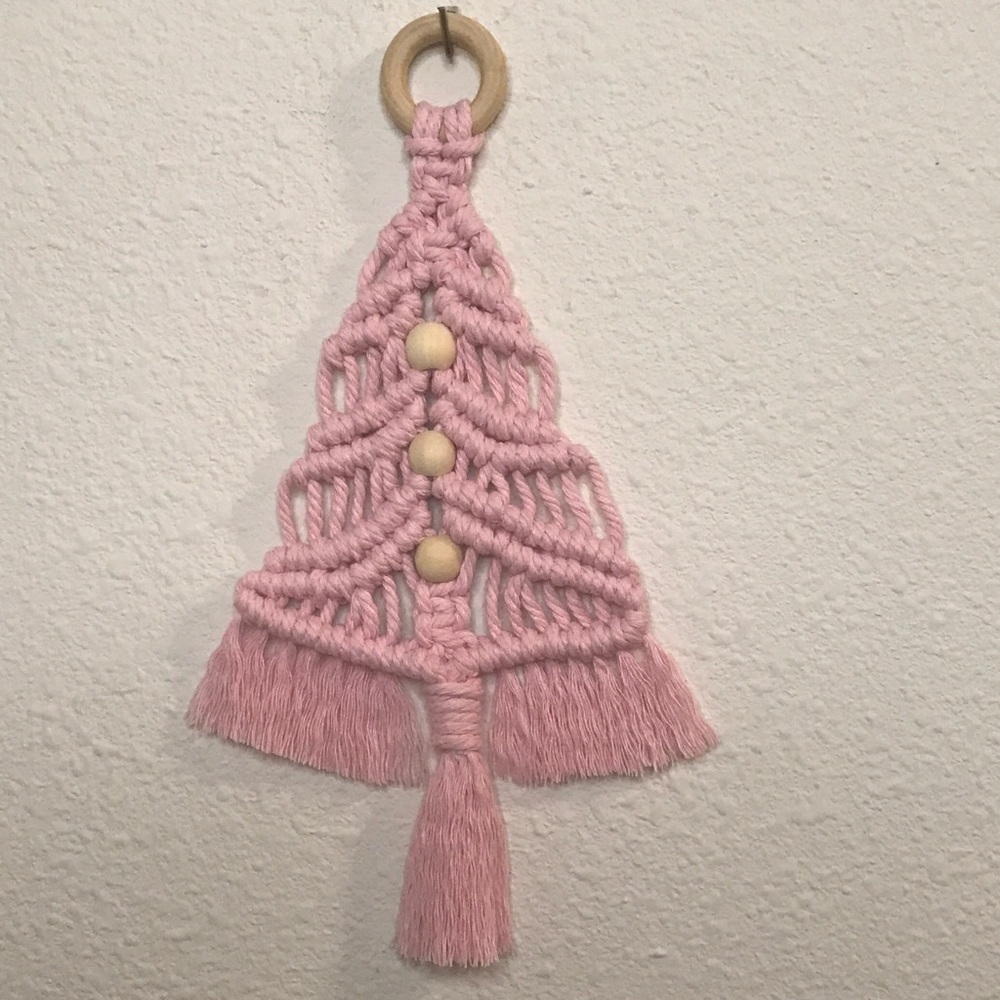 Boho macrame Christmas‎ Tree. Handmade - Picture 2 of 4